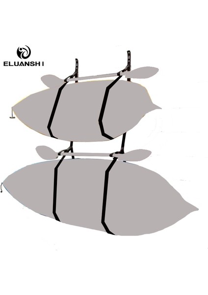 1 Tekne Stili Al Dokuma Askı Kayışı - 2 Kürek Seti Kayık De Pesca Bateau Kano Kauçuk Balıkçı Tekne Aksesuarları Sup Sörf Tahtası Deniz Siyahı (Yurt Dışından)