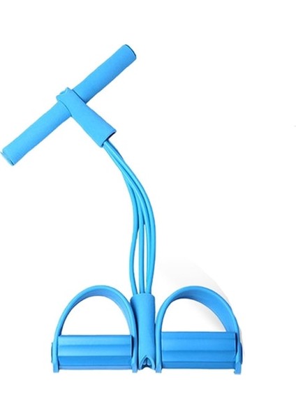 Mavi Stil 4 Direnç Bantları Elastik Çekme Halatları Göbek Direnç Bandı Egzersizi Home Gym Spor Mekik Çekme Halatları Fitness Ekipmanları (Yurt Dışından)