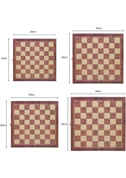 Ahşap 34X34CM Stili 3 In 1 Ahşap Uluslararası Satranç Seti Ahşap Satranç Tahtası Oyunları Dama Bulmaca Oyunu Nişanlı Çocuklar Için Doğum Günü Hediyesi Satranç Tahtası (Yurt Dışından)