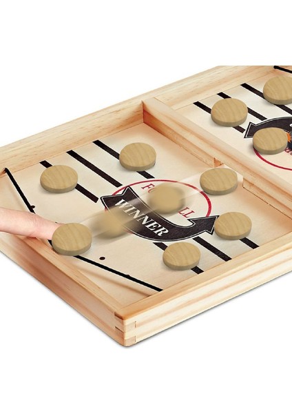 Gösteri Stili Olarak Hızlı Sling Puck Oyun Parçası Ahşap Langırt Kazanan Oyunları Masa Hokey Oyunu Parçaları Hokey Oyunu Aksesuarları (Yurt Dışından) fiyatları