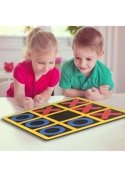 1 Adet Tarzı Tic Tac Toe Öküz Satranç Eğitici Oyuncak Eva Bilişsel Öğrenme Strateji Oyunları Oyuncaklar Doğum Günü Hediyesi Kapalı Oyun Tic-Tac-Toe Noughts (Yurt Dışından)