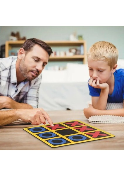 1 Adet Tarzı Tic Tac Toe Öküz Satranç Eğitici Oyuncak Eva Bilişsel Öğrenme Strateji Oyunları Oyuncaklar Doğum Günü Hediyesi Kapalı Oyun Tic-Tac-Toe Noughts (Yurt Dışından)