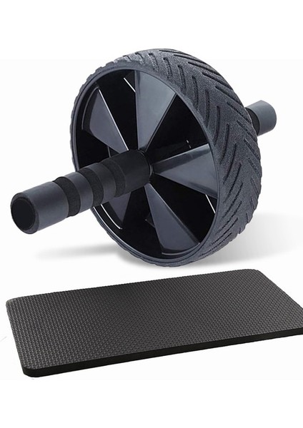Siyah Stil Kas Abs Roller Egzersiz Tpr Tekerlek Karın Güç Tekerlek Ab Rollertrainer Evde Spor Salonunda Eğitim Egzersiz Ekipmanları (Yurt Dışından)