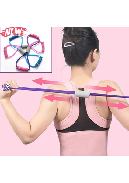 Yeşil Stil Çekme Ipleri Bantları Fitness Pilates Yoga Bantları Çekme Ipi Spor Salonu Egzersizi Evde Direnç Elastik Lastik Bantlar Kol Sırt Göğüs Eğitimi (Yurt Dışından)