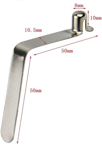8 mm Uzun Bacak 50 mm Stil 50 Parça mm Tek Içi Boş Düğme Klipleri Kayık Kürek Yapış Bahar Klipsi Çadır Direği Tüp Kilidi Tente Teleskopik (Yurt Dışından)