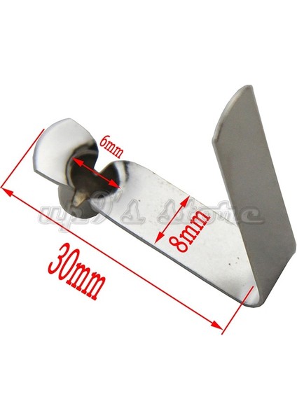 8 mm Uzun Bacak 50 mm Stil 50 Parça mm Tek Içi Boş Düğme Klipleri Kayık Kürek Yapış Bahar Klipsi Çadır Direği Tüp Kilidi Tente Teleskopik (Yurt Dışından)