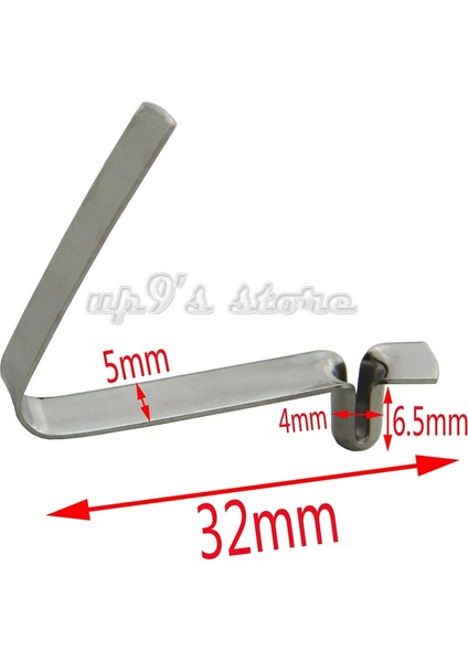 8 mm Uzun Bacak 50 mm Stil 50 Parça mm Tek Içi Boş Düğme Klipleri Kayık Kürek Yapış Bahar Klipsi Çadır Direği Tüp Kilidi Tente Teleskopik (Yurt Dışından)
