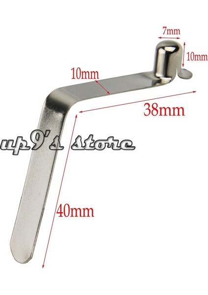 8 mm Uzun Bacak 50 mm Stil 50 Parça mm Tek Içi Boş Düğme Klipleri Kayık Kürek Yapış Bahar Klipsi Çadır Direği Tüp Kilidi Tente Teleskopik (Yurt Dışından)