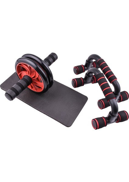 Altın Tarzı Ab Güç Tekerlekleri Silindir Makinesi Push-Up Bar Standı Egzersiz Rafı Egzersiz Ev Gym Fitness Ekipmanları Karın Kası Eğitmen (Yurt Dışından)