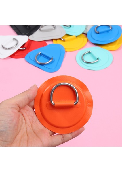 Sarı 8cm 1pc Tarzı Kürek Sürükle Güvenli Kancalar Şişme Bot Kayık Motor Takozu Motor Standı Tutucu Güvenli Sürükleme Halat Kancası D-Ring Pad Yama Deniz (Yurt Dışından)