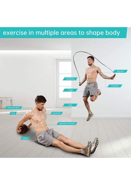 Kırmızı Stil Güç Ab Tekerlek Silindiri Atlama Ipi Ev Spor Salonu Karın Egzersiz Egzersiz Ekipmanları Vücut Geliştirme Fitness Kas Boks Eğitmeni (Yurt Dışından) fırsatları