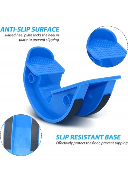 Pembe 2 Adet Tarzı Ayak Sedyesi Rocker Ayak Bileği Germe Buzağı Kası Yoga Fitness Egzersiz Masajı Yardımcı Tahta Ev Fitness Ekipmanları (Yurt Dışından) fırsatları