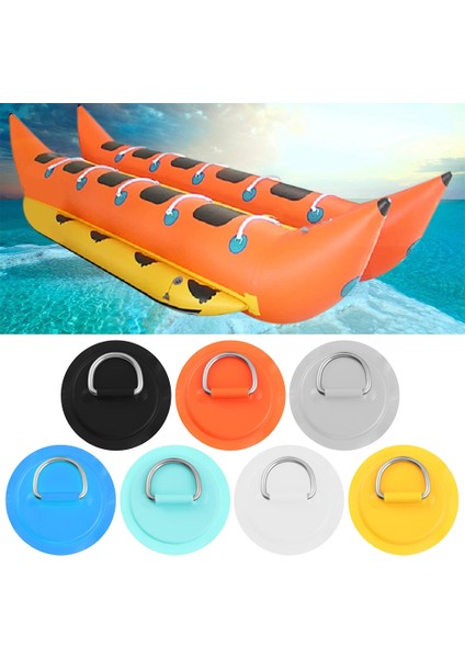 Gri 9cm Tarzı 8cmcm Paslanmaz Çelik D Halka Padpatch Kano Raft Bot Pvc Ped Kayık Sörf Tahtası Sup Kravat Aşağı Şişme Bot Yama (Yurt Dışından)