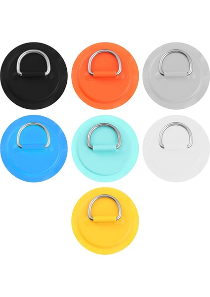 Gri 9cm Tarzı 8cmcm Paslanmaz Çelik D Halka Padpatch Kano Raft Bot Pvc Ped Kayık Sörf Tahtası Sup Kravat Aşağı Şişme Bot Yama (Yurt Dışından)
