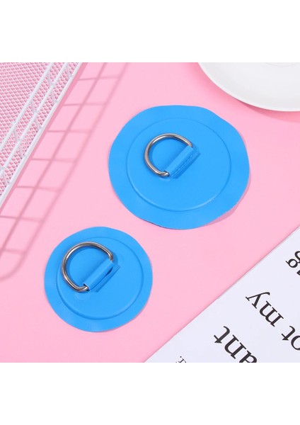 Gri 9cm Tarzı 8cmcm Paslanmaz Çelik D Halka Padpatch Kano Raft Bot Pvc Ped Kayık Sörf Tahtası Sup Kravat Aşağı Şişme Bot Yama (Yurt Dışından)