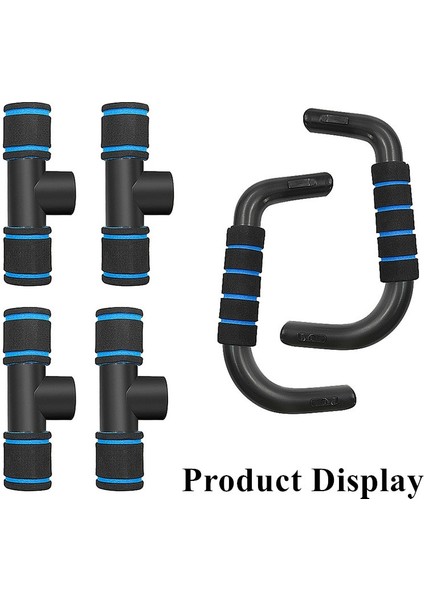 Mavi Stil Push Up Stand Ab Roller Resistance Bands Sets Gym Fitness Equipment Workout Exercise At Home Sport Bodybuilding Exercise Bars (Yurt Dışından) modelleri