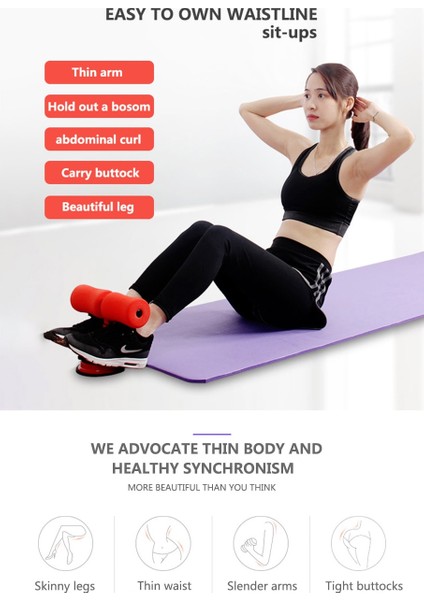 Siyah Stil Oturun Yardımcı Cihaz Vantuz Tipi Karın Rulo Bel Sabit Ayak Yoga Egzersiz Karın Fitness Ekipmanları Odası (Yurt Dışından) indirimleri