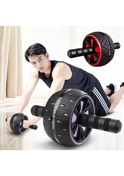 No.11 Stili Karın Silindir Tekerlekler Egzersiz Push-Up Kol Sessiz Silindir Kasları Eğitmen Ev Gym Fitness Ekipmanları Diz Çökmüş Pad Hediye (Yurt Dışından)