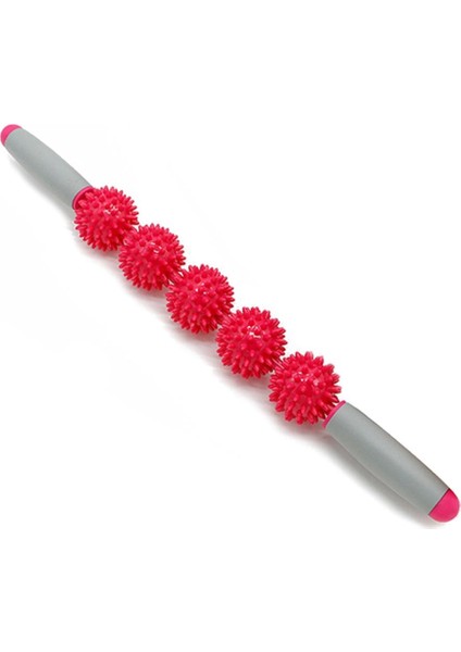 M1 Siyah Stil Masaj Sopası Spor Salonu Kas Masaj Silindiri Yoga Çubuğu Vücut Relax Aracı Selülit Önleyici Tetik Noktası Çubuğu ile 5 Noktalı Dikenli Top (Yurt Dışından) indirimleri