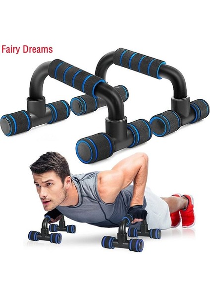 Siyah Stil Şınav Standları Ev Spor Salonu Fitness Ekipmanları Göğüs Kas Eğitimi Süngeri I-Şekilli Push Up Braketi Kapsamlı Egzersiz (Yurt Dışından) modelleri