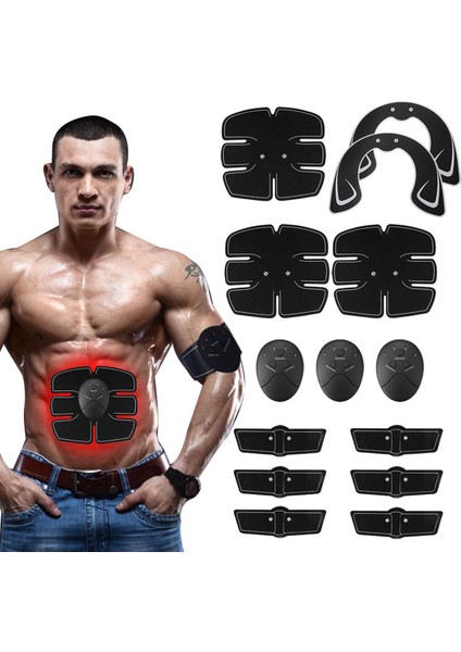 Ems Abs Karın Kası Stimülatörü Eğitmen Ems Abs Kalça Eğitmen Kasları Elektrostimülatör Toner Ev Spor Salonu Egzersiz Eğitimi Dişli (Yurt Dışından) fiyatları