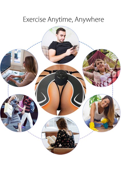 Ems Abs Karın Kası Stimülatörü Eğitmen Ems Abs Kalça Eğitmen Kasları Elektrostimülatör Toner Ev Spor Salonu Egzersiz Eğitimi Dişli (Yurt Dışından) fırsatları