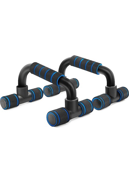 Siyah Stil Şınav Standları Ev Spor Salonu Fitness Ekipmanları Göğüs Kas Eğitimi Süngeri I-Şekilli Push Up Braketi Kapsamlı Egzersiz (Yurt Dışından) indirimleri