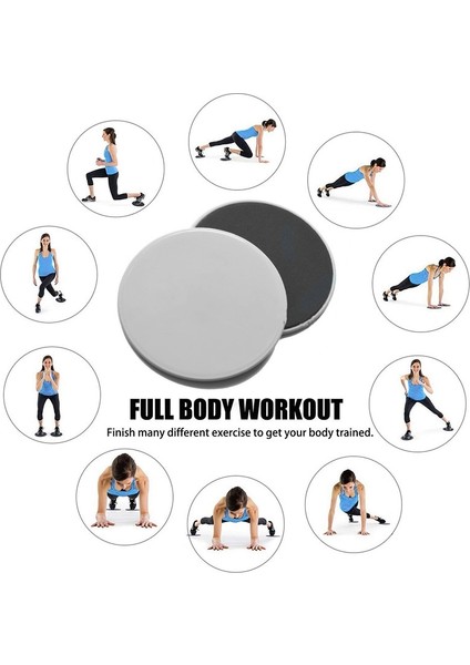 Gri Stil Yoga Gym Karın Çekirdek Eğitim Egzersiz Ekipmanları Için Kayma Dlider Fitness Disk Egzersiz Sürgülü Plaka (Yurt Dışından)