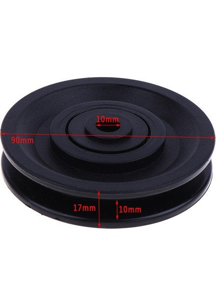 90MM Wearproof Nylon Bearing Pulley Wheel Cable Gym Universal Fitness Equipment Part High Bearing Pulley (Yurt Dışından) fiyatları