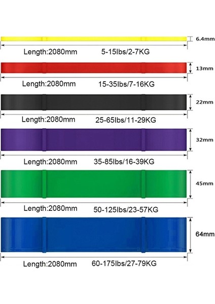 2080-45-83 Tarzı Streç Direnç Bandı Egzersiz Genişletici Elastik Fitness Bandı Egzersiz Pilates Ev Jimnastik Egzersizi Için Yardımcı Bantları Yukarı Çekin (Yurt Dışından) fırsatları