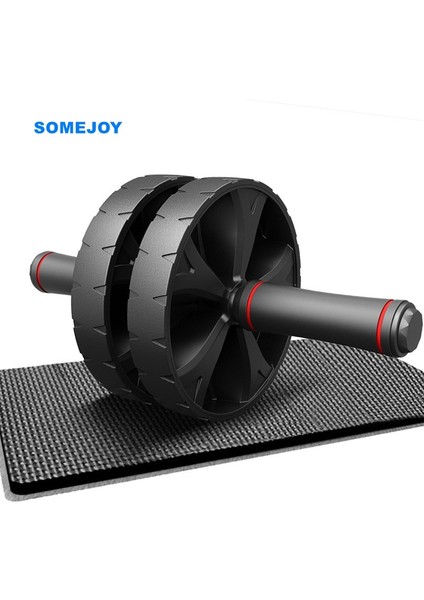 Çoklu Stil 2 Tekerlek Basın Ab Rulo Halat Seti Gym Ekipmanları Ev Fitness Karın Kas Eğitmen Kapalı Egzersiz Hareket Simülatörü Egzersiz (Yurt Dışından)