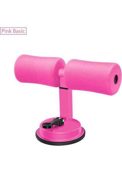 Pembe Stil Oturun Yardımcı Cihaz Vantuz Tipi Karın Rulo Bel Sabit Ayak Yoga Egzersiz Karın Fitness Ekipmanları Odası (Yurt Dışından)