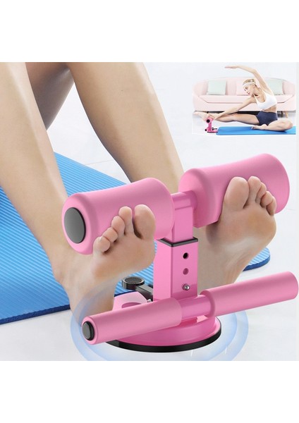Pembe Stil Oturun Yardımcı Cihaz Vantuz Tipi Karın Rulo Bel Sabit Ayak Yoga Egzersiz Karın Fitness Ekipmanları Odası (Yurt Dışından) modelleri