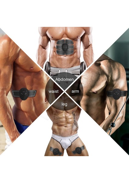 1 Bütün Set Stili Şarj Edilebilir Abs Karın Kas Stimülatörü Ems Masajı Bacak Kol Karın Kas Eğitmen Egzersiz Cihazı Ev Spor Salonu Dişli Için (Yurt Dışından) fırsatları