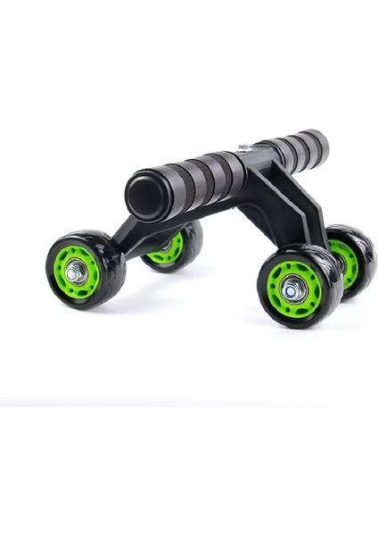 Fitness Ekipmanları Erkek Karın Eğitimi Sessiz Sağlıklı Karın Tekerleği Dört Kararlı Karın Kas Tekerleği (Yurt Dışından)