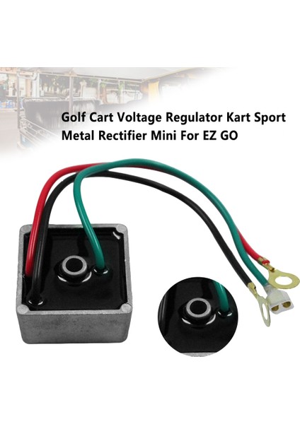 G01 Aksesuarları Yedek Kulübü Araba Golf Arabası Voltaj Regülatörü Spor Ez Go Için Tek Delik Mini Metal Doğrultucu Kart (Yurt Dışından) fırsatları