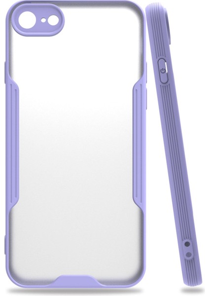Iphone 8 Kılıf Platin Silikon - Lila 300099