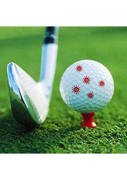 E Stili Golf Topu Damga Işaretleyici Hızlı Kuruyan Mürekkep Golf Topu Damgası Rastgele Desen Çok Renkli Golf Aksesuarları Golfçü Hediyesi (Yurt Dışından) fırsatları