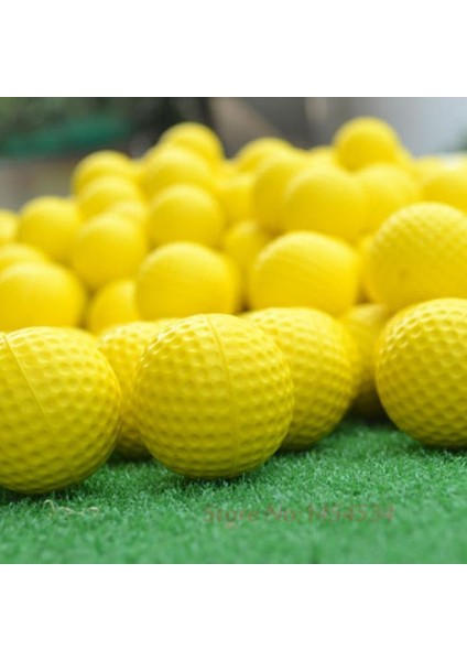 Kırmızı Stil Elastik Kapalı Golf Yumuşak Oyun Topu Sarı Golf Pu Topu Eğitim Uygulaması Elastik Köpük Golf Sünger Kauçuk Toplar Kapsül Yardımcıları (Yurt Dışından)