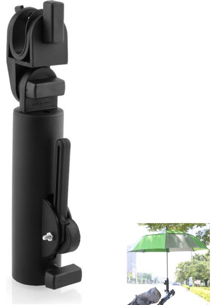 Siyah Stil Dayanıklı Ayarlanabilir Açı Evrensel Şemsiye Tutucu Golf Arabası Açık Spor Aksesuarları Için Standı Aksesuarı (Yurt Dışından) modelleri
