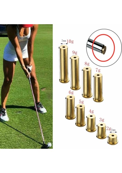 3 Adet 9g Tarzı Golf Kulübü Pirinç Şaft Ucu Çelik Demir Şaftlar Için Salıncak Ağırlıkları Çelik Demir Şaftlar ve Çelik Ahşap Şaftlar Için Çelik Ahşap Şaftlar (Yurt Dışından) fiyatları