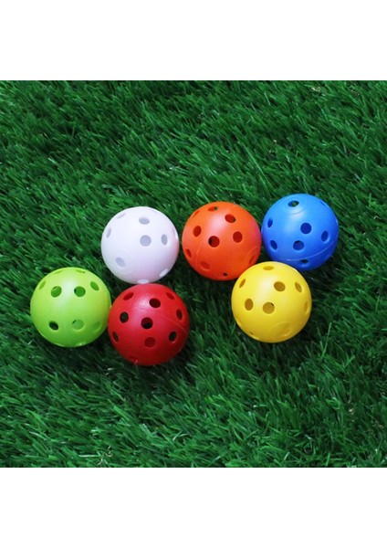 24PCS White Style mm Airflow Color Practice Golf Balls Plastic Bulk Light Weight Swing Training Supplies (Yurt Dışından) indirimleri