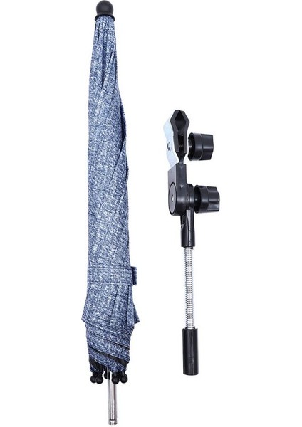 Bir Stil 75CM Esnek Bebek Arabası Şemsiye Kot Mavi Araba Uv Koruma Şemsiyesi Bebek Arabası Şemsiye Arabaları Açık Için Tutucu ile (Yurt Dışından)