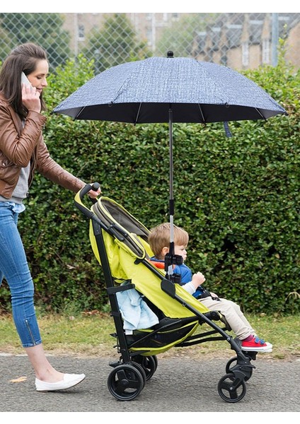 Bir Stil 75CM Esnek Bebek Arabası Şemsiye Kot Mavi Araba Uv Koruma Şemsiyesi Bebek Arabası Şemsiye Arabaları Açık Için Tutucu ile (Yurt Dışından) fiyatları