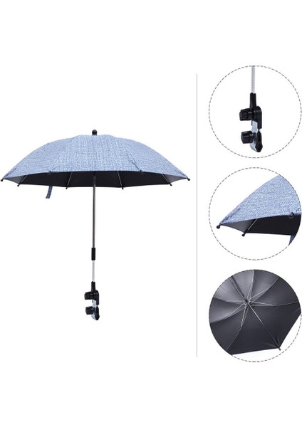 Bir Stil 75CM Esnek Bebek Arabası Şemsiye Kot Mavi Araba Uv Koruma Şemsiyesi Bebek Arabası Şemsiye Arabaları Açık Için Tutucu ile (Yurt Dışından) modelleri