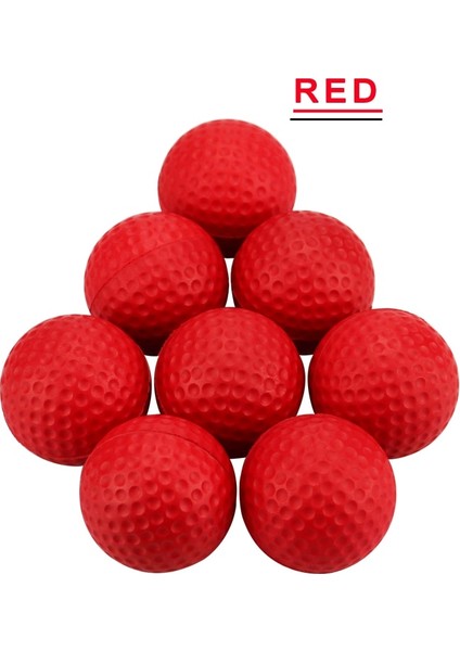 20 Adet Kırmızı Stil 20 Paket Hafif Yumuşak Elastik Golf Topu Pu Topları Çapı Kapalı Açık Hava Antrenmanı Spor Oyunu Köpük Top Kırmızı Beyaz Sarı Yeni (Yurt Dışından)
