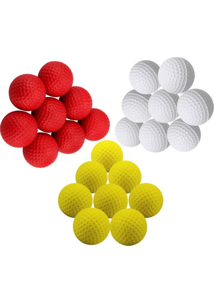 20 Adet Kırmızı Stil 20 Paket Hafif Yumuşak Elastik Golf Topu Pu Topları Çapı Kapalı Açık Hava Antrenmanı Spor Oyunu Köpük Top Kırmızı Beyaz Sarı Yeni (Yurt Dışından) fiyatları