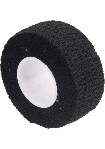 Siyah 2.5cmx4.5m Stili Yüksek Elastik Bandaj Kaymaz Spor Anti Blister Bant Golf Kulübü Sticker Tack Kavrama Parmak Sarma Işlevli Dış Mekan Aksesuarları (Yurt Dışından)