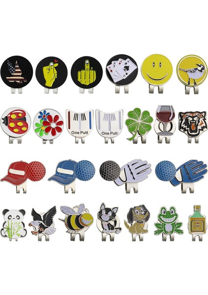 U Tarzı Golf Topu Işareti Golf Şapka Klipsi ile Manyetik Alaşım Birdie Bir Putt Kartal Kaplan Şapkası Eldiven Tasarım Golf Işaretleyici Erkek Kadın Dro (Yurt Dışından) fiyatları