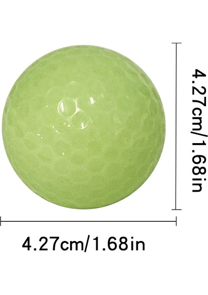Floresan Toplar Stili Lot Golf Floresan Topları Gece Aydınlık Glow Karanlık Işıkta Parlayan Golf Topu Glow Uygulama Kulübü Hediyesi Için Yeniden Kullanılabilir (Yurt Dışından)